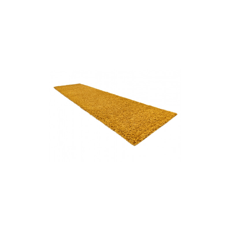 Dywan, Chodnik SOFFI shaggy 5cm złoty - do kuchni, przedpokoju, na korytarz 80x150cm Dywan, Chodnik SOFFI shaggy 5cm złoty - do kuchni, przedpokoju, na korytarz 80x150cm