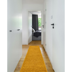 Dywan, Chodnik SOFFI shaggy 5cm złoty - do kuchni, przedpokoju, na korytarz 80x150cm Dywan, Chodnik SOFFI shaggy 5cm złoty - do kuchni, przedpokoju, na korytarz 80x150cm
