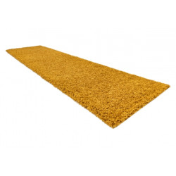 Dywan, Chodnik SOFFI shaggy 5cm złoty - do kuchni, przedpokoju, na korytarz 80x250cm