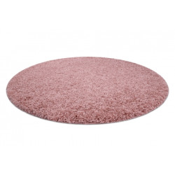Dywan SOFFI koło shaggy 5cm różowy koło 160cm