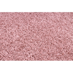 Dywan SOFFI koło shaggy 5cm różowy koło 160cm