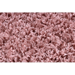 Dywan SOFFI koło shaggy 5cm różowy koło 160cm
