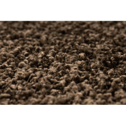 Dywan SOFFI koło shaggy 5cm brązowy koło 160cm Dywan SOFFI koło shaggy 5cm brązowy koło 160cm