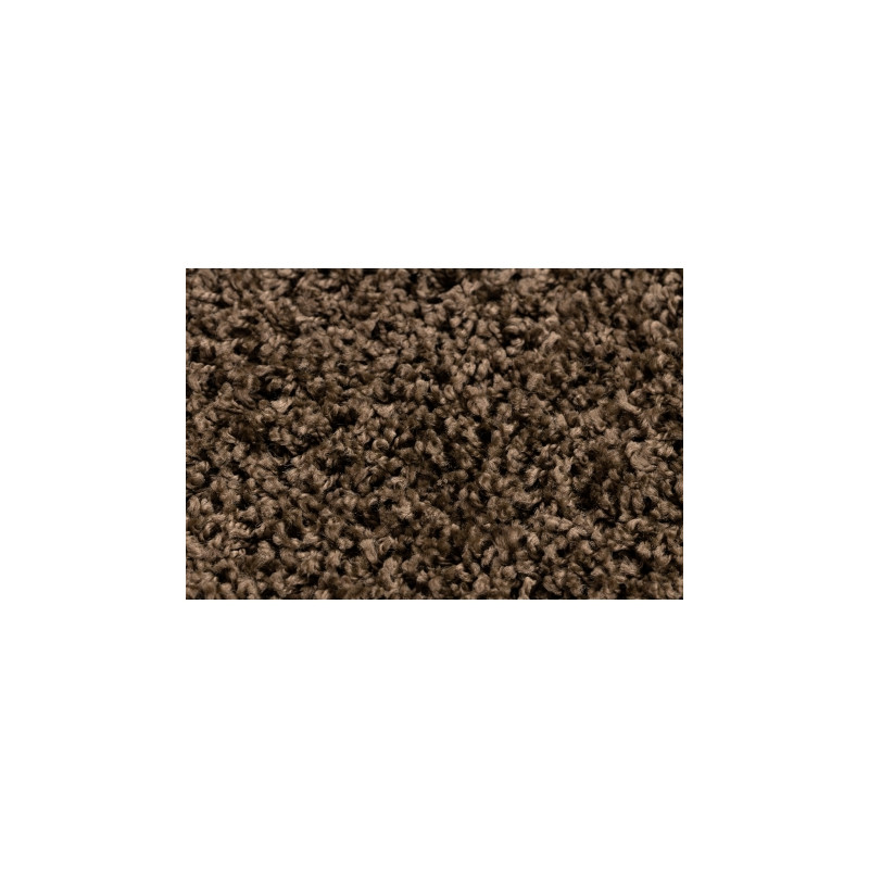 Dywan SOFFI koło shaggy 5cm brązowy koło 160cm Dywan SOFFI koło shaggy 5cm brązowy koło 160cm