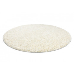 Dywan SOFFI koło shaggy 5cm krem koło 120cm