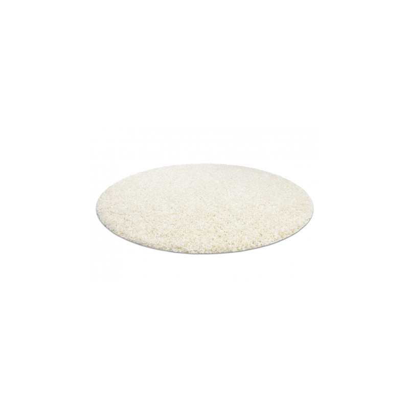 Dywan SOFFI koło shaggy 5cm krem koło 120cm Dywan SOFFI koło shaggy 5cm krem koło 120cm