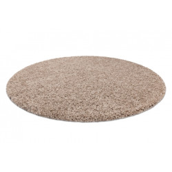 Dywan SOFFI koło shaggy 5cm beż koło 80cm