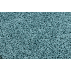 Dywan SOFFI koło shaggy 5cm niebieski koło 100cm