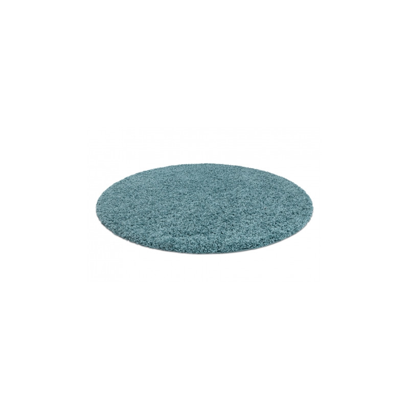Dywan SOFFI koło shaggy 5cm niebieski koło 120cm Dywan SOFFI koło shaggy 5cm niebieski koło 120cm