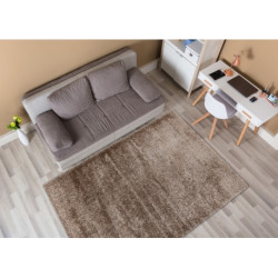 Dywan FLUFFY shaggy beż 80x150cm