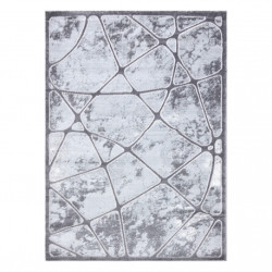 Dywan MEFE nowoczesny B401 - Strukturalny, dwa poziomy runa ciemnoszary 120x170cm