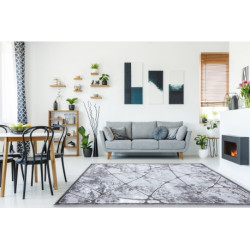Dywan MEFE nowoczesny B401 - Strukturalny, dwa poziomy runa ciemnoszary 120x170cm Dywan MEFE nowoczesny B401 - Strukturalny, dwa poziomy runa ciemnoszary 120x170cm