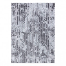 Dywan MEFE nowoczesny B402 - Strukturalny, dwa poziomy runa ciemnoszary 160x220cm