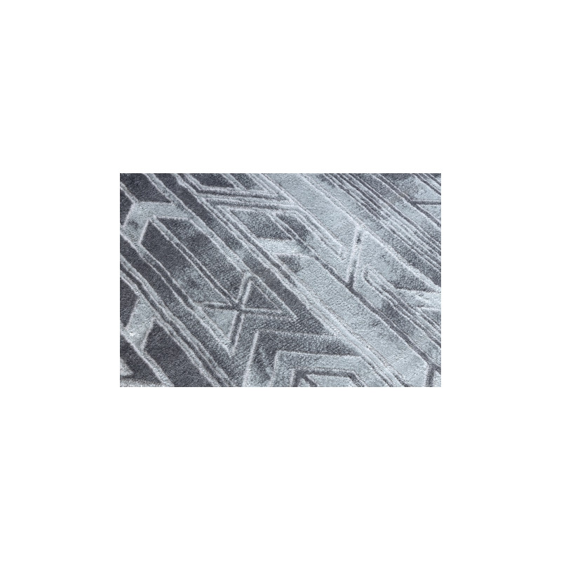 Dywan MEFE nowoczesny B402 - Strukturalny, dwa poziomy runa ciemnoszary 80x150cm