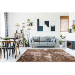 Dywan MEFE nowoczesny 2783 Marmur - Strukturalny, dwa poziomy runa ciemny beż 240x330cm Dywan MEFE nowoczesny 2783 Marmur - Strukturalny, dwa poziomy runa ciemny beż 240x330cm