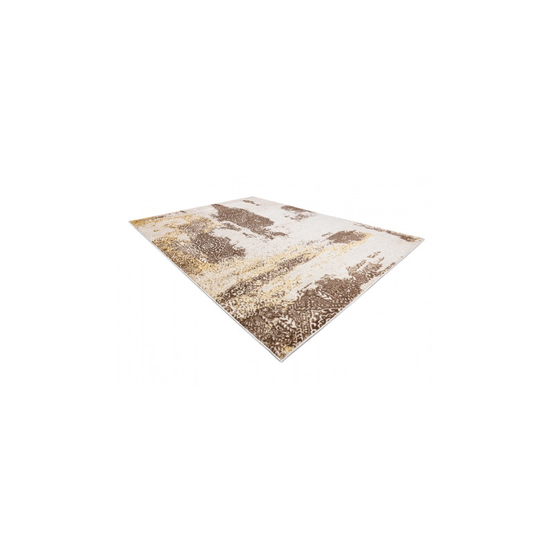 Dywan MEFE nowoczesny 8731 Rozeta vintage przecierany - Strukturalny, dwa poziomy runa beż 120x170cm