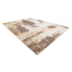 Dywan MEFE nowoczesny 8731 Rozeta vintage przecierany - Strukturalny, dwa poziomy runa beż 140x190cm