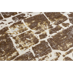 Dywan MEFE nowoczesny 6184 Kostka brukowa cegła - Strukturalny, dwa poziomy runa ciemny beż 140x190cm Dywan MEFE nowoczesny 6184 Kostka brukowa cegła - Strukturalny, dwa poziomy runa ciemny beż 140x190cm