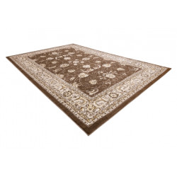 Dywan MEFE nowoczesny  2312 Ornament, ramka - Strukturalny, dwa poziomy runa ciemny beż 160x220cm