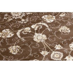 Dywan MEFE nowoczesny  2312 Ornament, ramka - Strukturalny, dwa poziomy runa ciemny beż 160x220cm