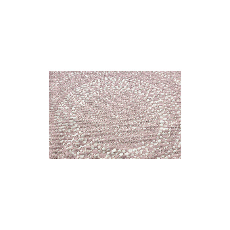 Dywan koło SZNURKOWY SIZAL FLAT 48834562 Kropki, brudny róż koło 120cm
