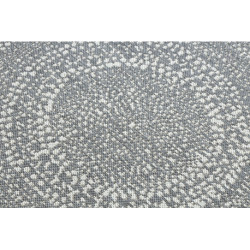 Dywan koło SZNURKOWY SIZAL FLAT 48834637 Kropki, szary koło 120cm Dywan koło SZNURKOWY SIZAL FLAT 48834637 Kropki, szary koło 120cm