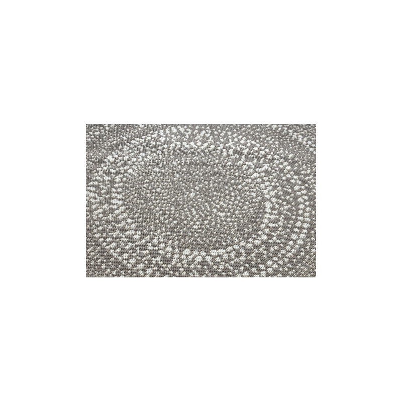 Dywan koło SZNURKOWY SIZAL FLAT 48834686 Kropki, beż koło 120cm