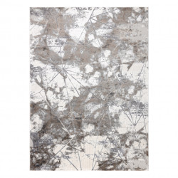 Dywan NOBLE nowoczesny 1515 64 Marmur, geometryczny - Strukturalny, dwa poziomy runa krem / szary 200x290cm