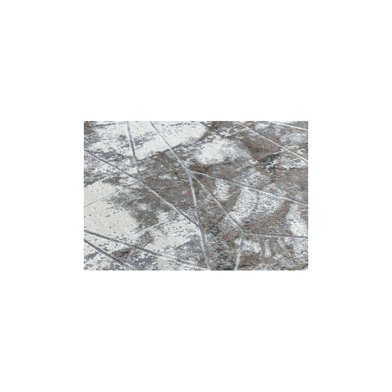 Dywan NOBLE nowoczesny 1515 64 Marmur, geometryczny - Strukturalny, dwa poziomy runa krem / szary 200x290cm