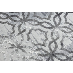 Dywan NOBLE nowoczesny 1532 45 Przecierany, koniczyna marokańska - Strukturalny, dwa poziomy runa szary 240x330cm Dywan NOBLE nowoczesny 1532 45 Przecierany, koniczyna marokańska - Strukturalny, dwa poziomy runa szary 240x330cm