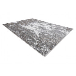 Dywan NOBLE nowoczesny 6773 45 Ornament vintage przecierany - Strukturalny, dwa poziomy runa szary 140x190cm
