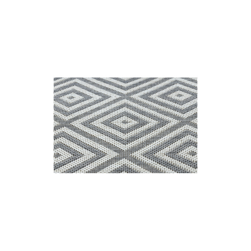 Dywan SZNURKOWY SIZAL FLAT 48607637 Kwadraty, romby szary / krem 200x290cm Dywan SZNURKOWY SIZAL FLAT 48607637 Kwadraty, romby szary / krem 200x290cm