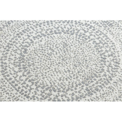 Dywan SZNURKOWY SIZAL FLAT 48832367 Koła, kropki krem / szary  160x230cm