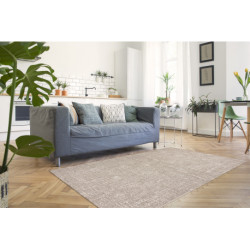 Dywan SZNURKOWY SIZAL BOHO 39495363 przecierany, vintage beż 140x200cm