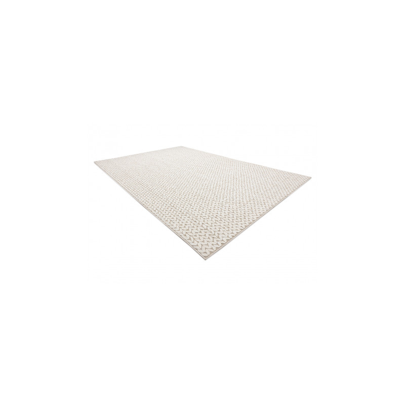 Dywan SPRING 20467558 Jodełka, chevron sznurkowy, pętelkowy - beż 60x110cm