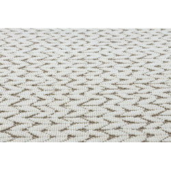 Dywan SPRING 20467558 Jodełka, chevron sznurkowy, pętelkowy - beż 60x110cm