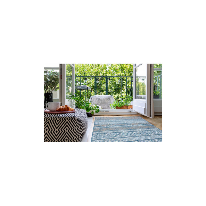Dywan SZNURKOWY SIZAL LOFT 21118 BOHO kość słoniowa/srebrny/niebieski 160x230cm Dywan SZNURKOWY SIZAL LOFT 21118 BOHO kość słoniowa/srebrny/niebieski 160x230cm