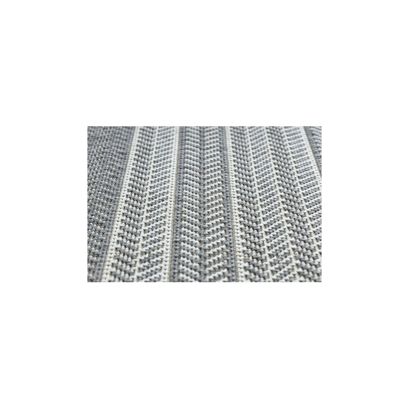 Dywan SZNURKOWY SIZAL FLAT 48829637 Jodełka szary 120x170cm