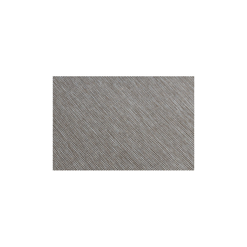 DYWAN SZNURKOWY SIZAL FLOORLUX 20580 gładki, jednolity, jednokolorowy - srebrny / czarny 60x110cm