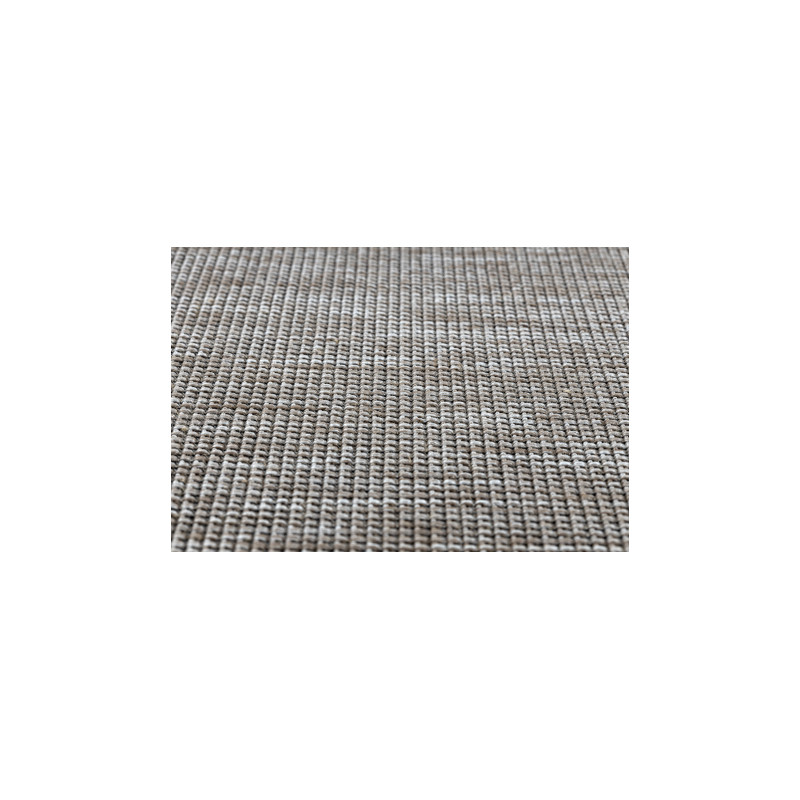 DYWAN SZNURKOWY SIZAL FLOORLUX 20580 gładki, jednolity, jednokolorowy - srebrny / czarny 140x200cm
