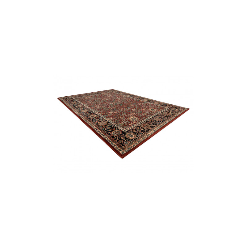 Dywan wełniany KASHQAI 4348 300 ramka, orientalny bordo 80x160cm Dywan wełniany KASHQAI 4348 300 ramka, orientalny bordo 80x160cm