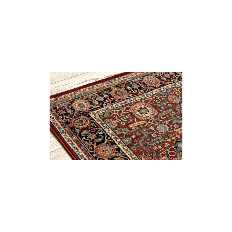 Dywan wełniany KASHQAI 4348 300 ramka, orientalny bordo 80x160cm Dywan wełniany KASHQAI 4348 300 ramka, orientalny bordo 80x160cm