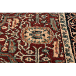 Dywan wełniany KASHQAI 4348 300 ramka, orientalny bordo 80x160cm Dywan wełniany KASHQAI 4348 300 ramka, orientalny bordo 80x160cm