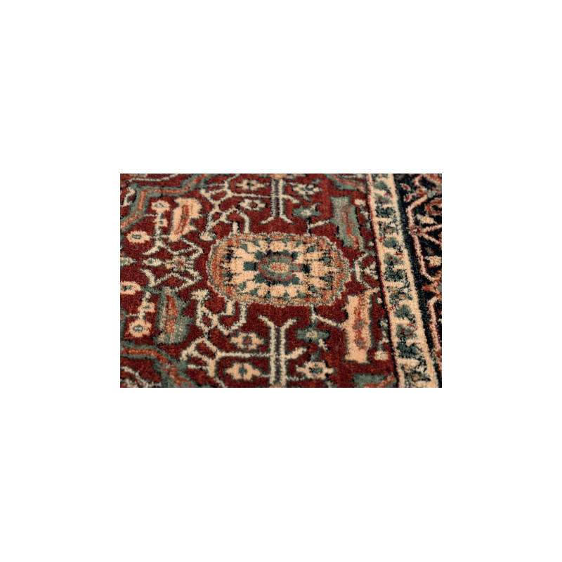 Dywan wełniany KASHQAI 4348 300 ramka, orientalny bordo 80x160cm Dywan wełniany KASHQAI 4348 300 ramka, orientalny bordo 80x160cm