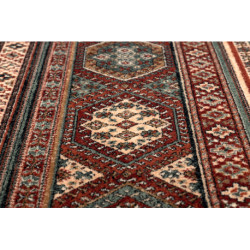 Dywan wełniany KASHQAI 4356 300 etniczny bordo 67x130cm Dywan wełniany KASHQAI 4356 300 etniczny bordo 67x130cm