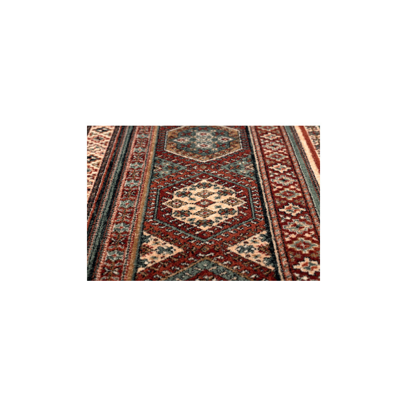 Dywan wełniany KASHQAI 4356 300 etniczny bordo 67x130cm Dywan wełniany KASHQAI 4356 300 etniczny bordo 67x130cm