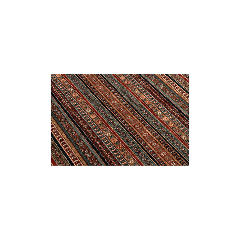 Dywan wełniany KASHQAI 4357 300 ramka, orientalny zielony / bordo 80x160cm Dywan wełniany KASHQAI 4357 300 ramka, orientalny zielony / bordo 80x160cm
