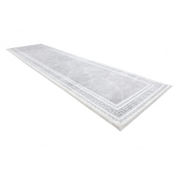 Dywan, Chodnik GLOSS nowoczesny 2813 27 stylowy, ramka, grecki szary 60x250cm Dywan, Chodnik GLOSS nowoczesny 2813 27 stylowy, ramka, grecki szary 60x250cm