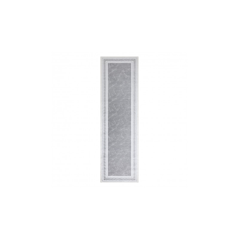 Dywan, Chodnik GLOSS nowoczesny 2813 27 stylowy, ramka, grecki szary 70x200cm