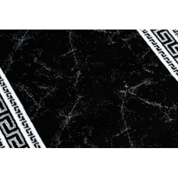 Dywan, Chodnik GLOSS nowoczesny 2813 87 stylowy, ramka, grecki czarny / szary 60x300cm Dywan, Chodnik GLOSS nowoczesny 2813 87 stylowy, ramka, grecki czarny / szary 60x300cm